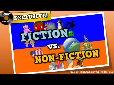 Fiction vs. Non-fiction (song for kids about distinguishing fiction vs. non-fiction texts)