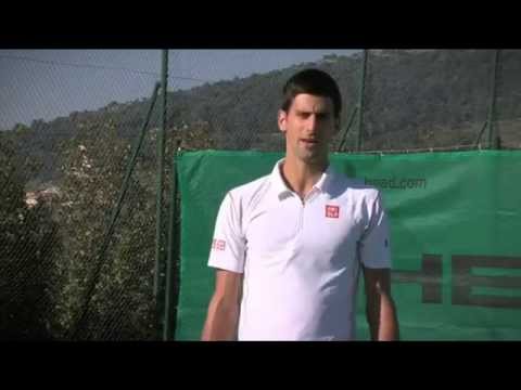 Novak Djokovic Tennis Lesson