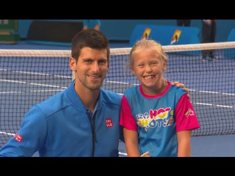 Novak Djokovic surprises ANZ Tennis Hot shot- Australian Open 2015