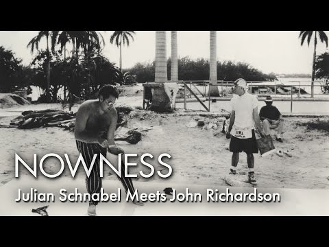 “Julian Schnabel and Sir John Richardson” by Porfirio Munoz