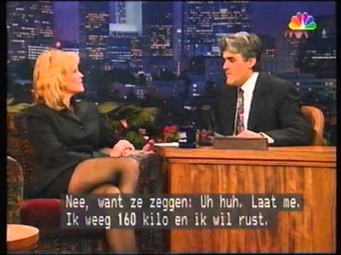 Melanie Griffith interview - Tonight Show with Jay Leno (1995)