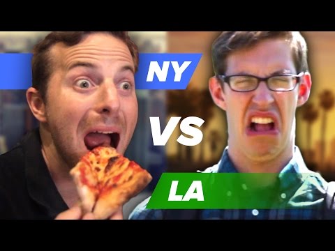 The Try Guys Try To Find The Best Pizza • NY Vs. LA