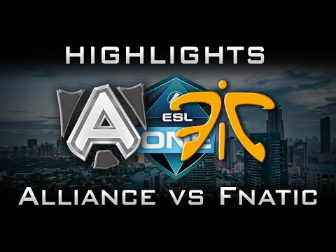 Alliance vs Fnatic ESL One Frankfurt 2016 Highlights Dota 2