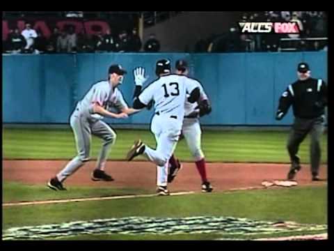 A-Rod slaps Bronson Arroyo's glove  - Game 6 of the 2004 ALCS