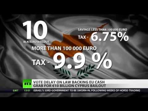 PANIC Over CYPRUS BANKING CRISIS - PANIC Ensues as People Withdraw CASH amid BANKING TAX Law