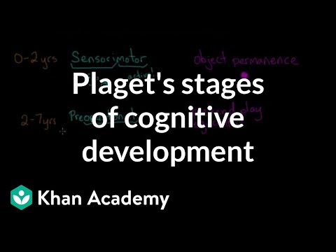 Piaget's stages of cognitive development