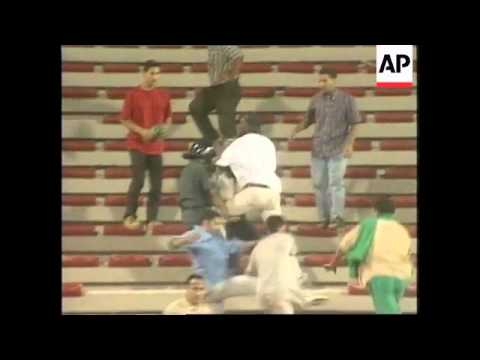 JORDAN: AMMAN: PAN ARAB GAMES - SOCCER RIOT