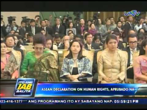 UNTV News: ASEAN Declaration on Human Rights, aprubado na (NOV192012)