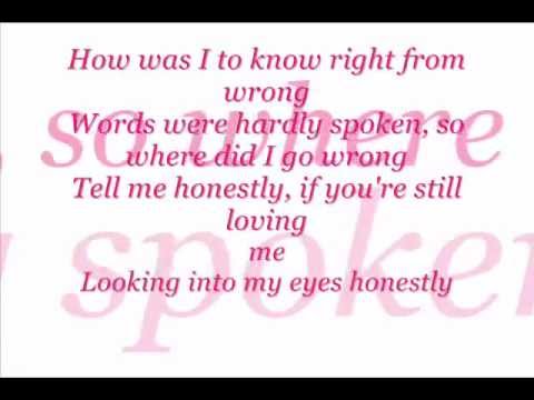 Honestly - Lyrics