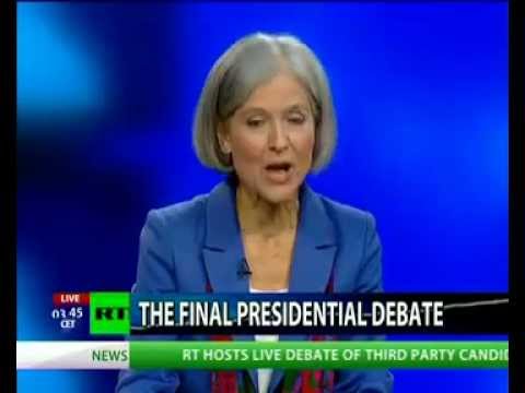 Third-Party presidential debate: Gary Johnson vs Jill Stein