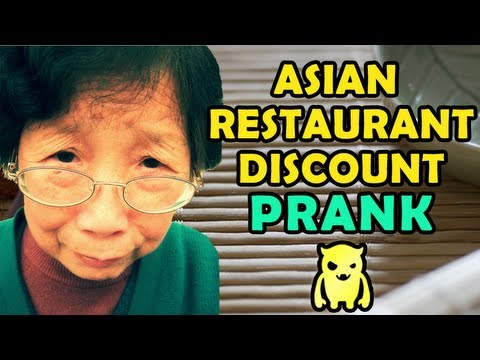 Asian Restaurant Discount Prank