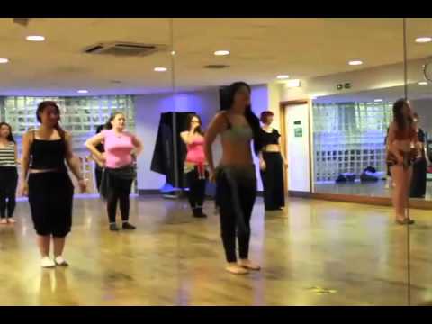 BELLY DANCE LESSON WORK OUT (FULL)  BELLY DANCING