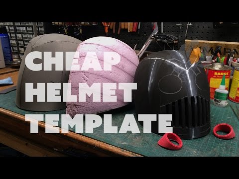 Prop: Live from the Shop - Making a Cheap Helmet Template