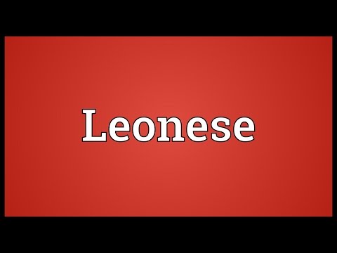 Leonese Meaning