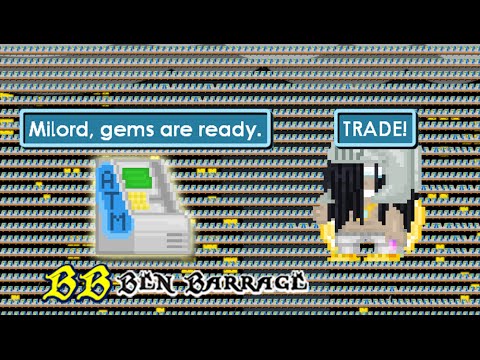 Growtopia - 2300 ATMs! Building a HUGE ATM farm! [Vlog #6]