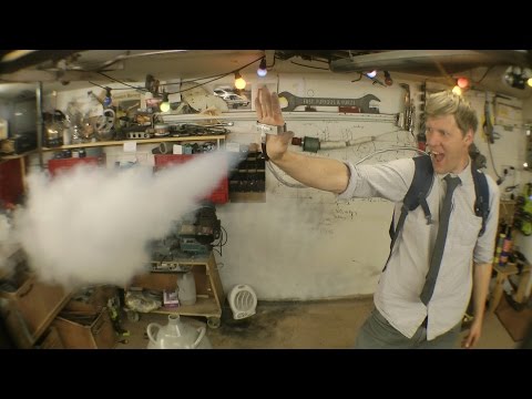 DIY X-Men Ice Man- Palm Mounted Liquid Nitrogen Blasters