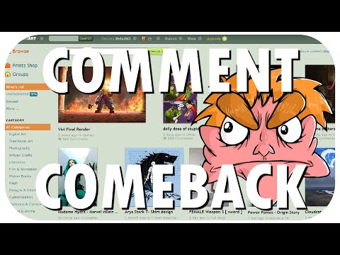 Comment Comeback: I HATE deviantART (edited re-upload)