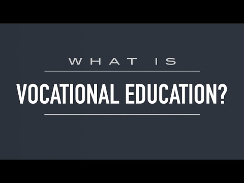 What Is Vocational Education?