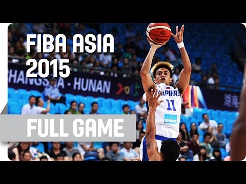 Philippines v India - Group E - Full Game - 2015 FIBA Asia Championship