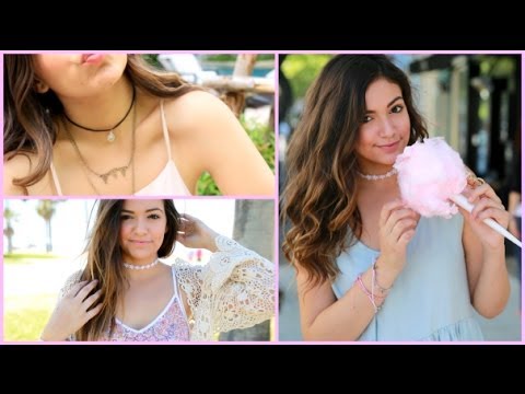 Easy & Quick DIY  Choker Necklaces! + How I wear them