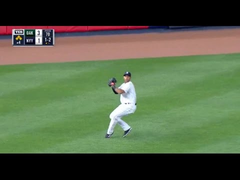 Aaron Hicks Rockets A 105 MPH Throw To Nail A Runner At The Plate