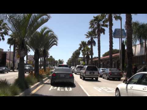 Wilshire Blvd from Rodeo Drive to the ocean in Santa Monica ( HD ) "Be a passenger in my car".