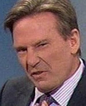 Sam Newman on the <i>Footy Show</i>.