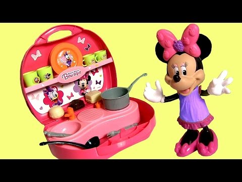 Minnie's Mini Kitchen Play Doh Disney Minnie Mouse Bowtique Bow-Toons Cuisine Cucina Kuche