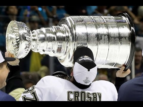 Penguins receive the NHL Stanley Cup. 2016 Stanley Cup Finals. (HD)