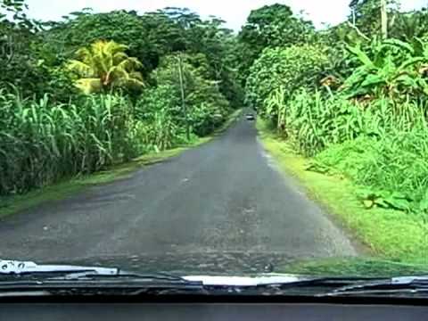 Driving to work at Congress in the Federated States of Micronesia