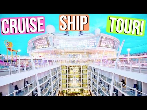 TOUR OF THE BIGGEST CRUISE SHIP IN THE WORLD!