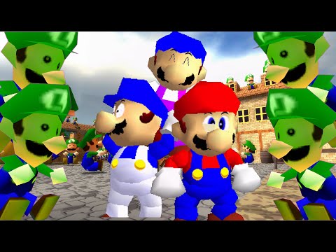 SM64 bloopers: Luigi Labyrinth