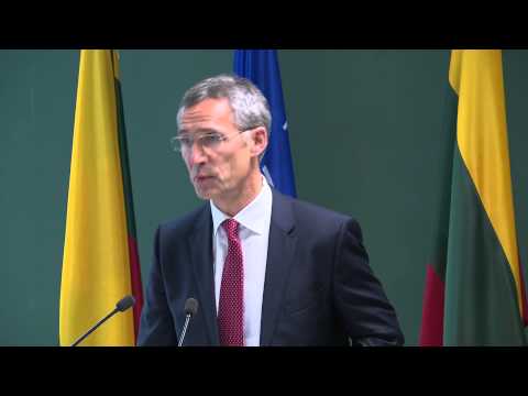 NATO Secretay General and President of the Republic of Lithuania, 21 NOV 2014