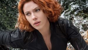 Scarlett Johansson as the Black Widow in Marvel's Avengers: Age Of Ultron.
