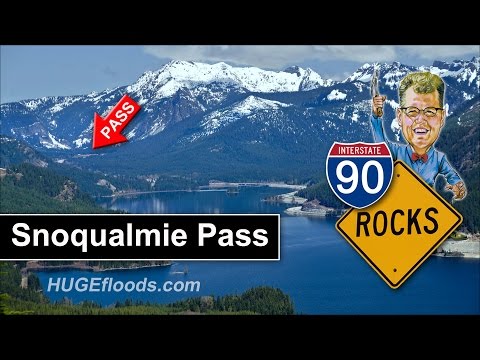 Snoqualmie Pass in the Cascade Range