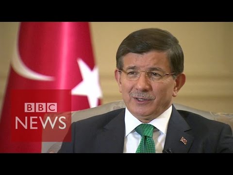 Turkey PM Ahmet Davutoğlu (FULL) interview - BBC News