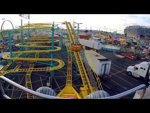 Wild Mouse on-ride HD POV @60fps New Jersey State Fair