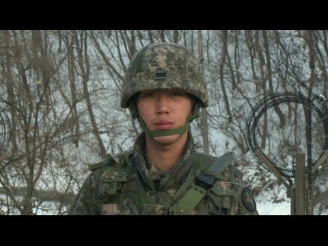 LIFE AS A SOUTH KOREAN BORDER GUARD - BBC NEWS