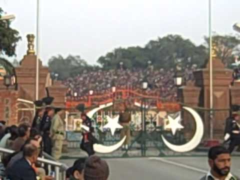 India / Pakistan Border - Guard Changing Ceremony