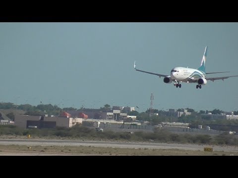 Muscat Airport, Oman. - Take off.