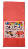 Plastic Tablecloth XL, 60'x108', Red