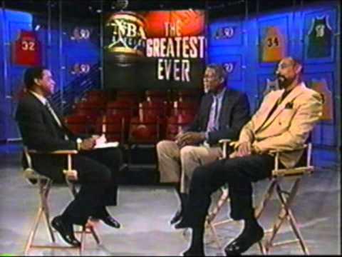 Wilt Chamberlain and Bill Russell  interview by Ahmad Rashad 1997