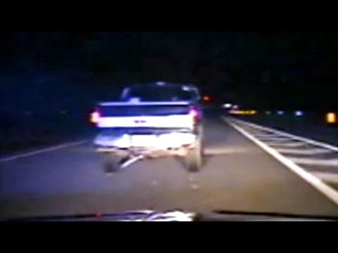 Dashcam Shows Trooper Use PIT Maneuver To End High Speed Chase