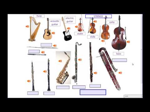 Musical Instruments, Part 1 of 2