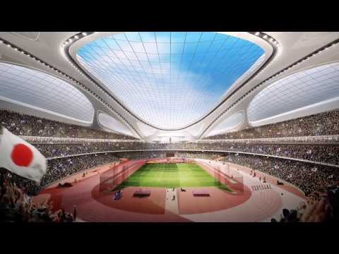 New National Stadium for Tokyo 2020 Summer Olympics [HD]