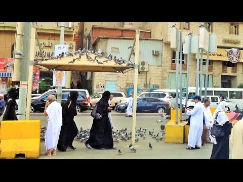 ✔ Makkah Madinah Street Life Scenes People Saudi Arabia Travel Video Guide