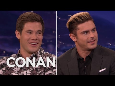 Adam DeVine: I’m A Treasure Troll Next To Zac Efron  - CONAN on TBS