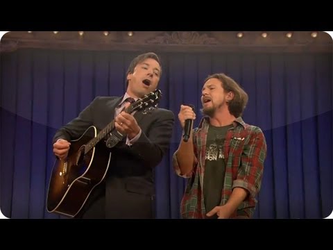 "Balls In Your Mouth" With Jimmy Fallon & Eddie Vedder (Late Night with Jimmy Fallon)