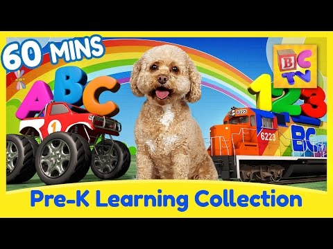 Learning Collection by Brain Candy TV |Vol 1| Learn English, Numbers, Colors and More