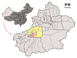 Location of the county